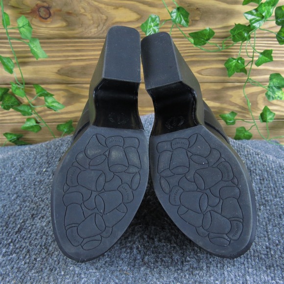 Kork-Ease Black Leather Mules - Picture 6 of 7